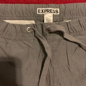 Express gray joggers